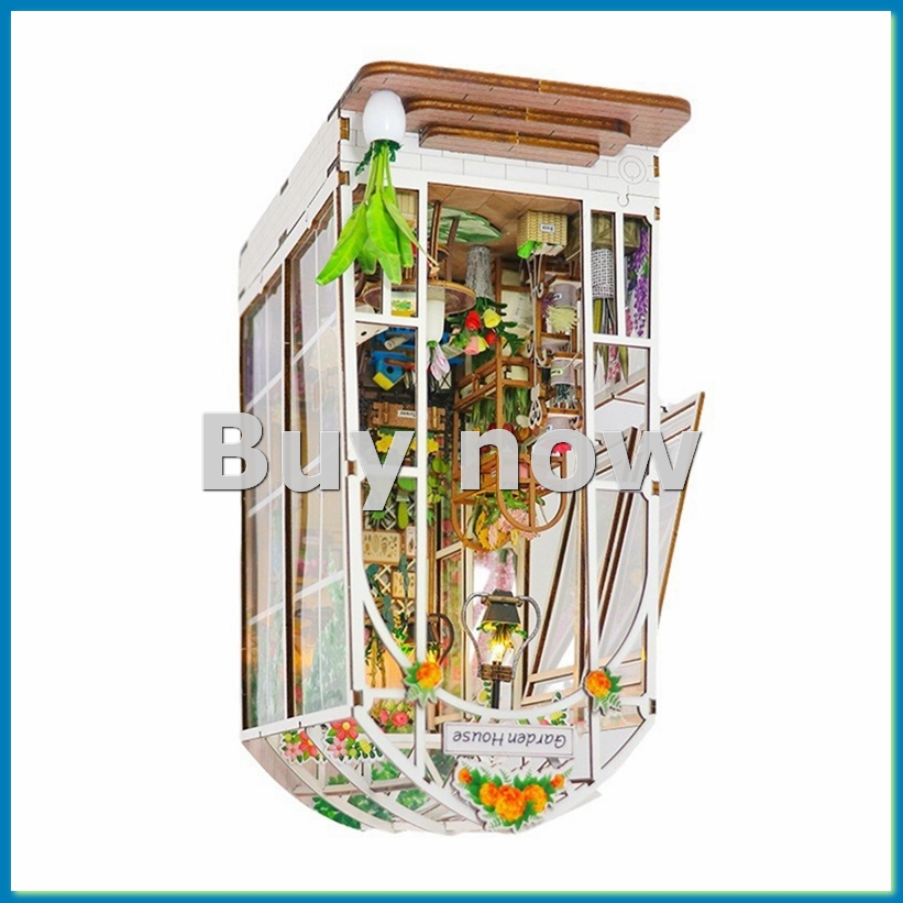 Bookshelf - Kit Rak Buku Miniatur DIY dengan