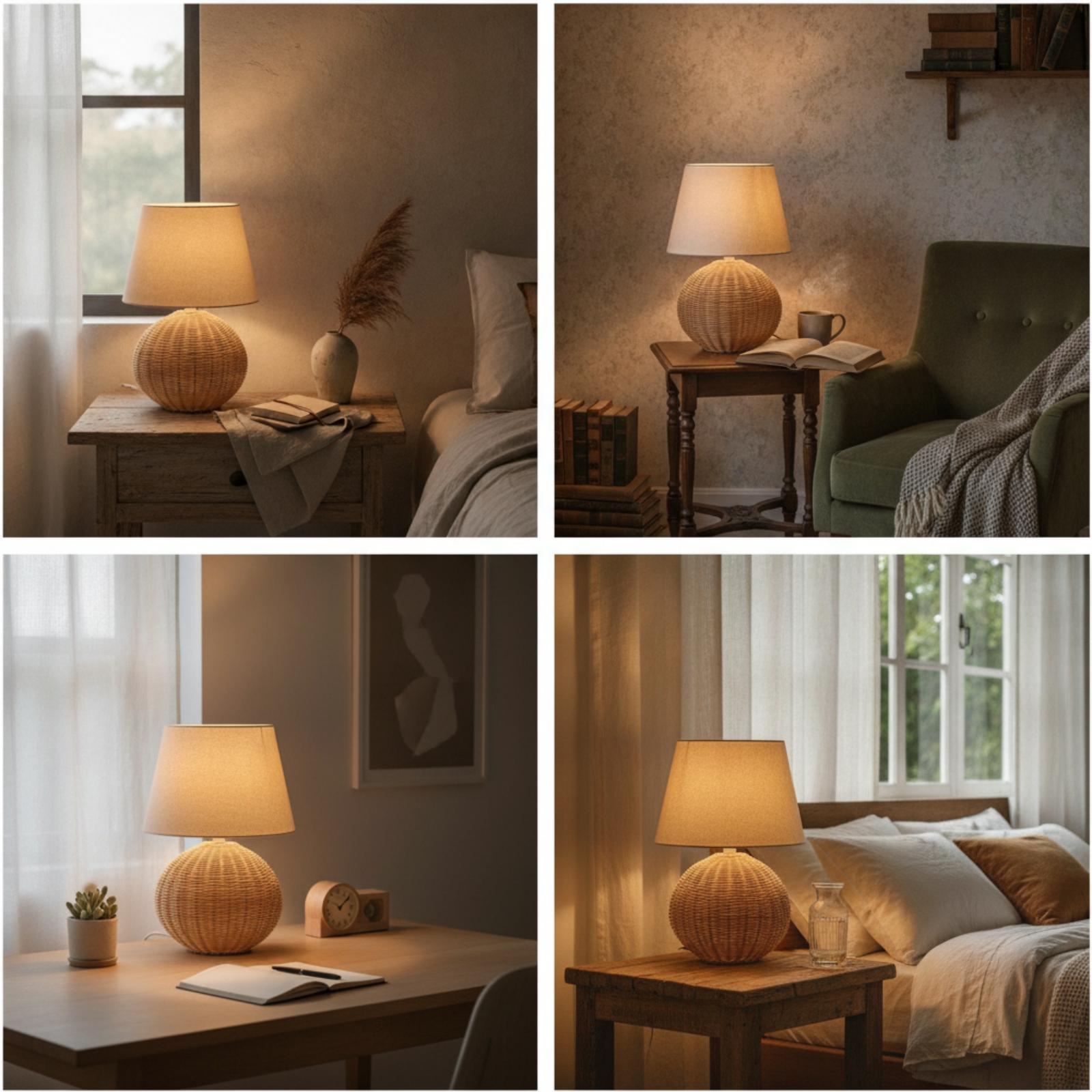 Lampu Meja Samping Tempat Tidu - Desk Lamp ulasan dan harga