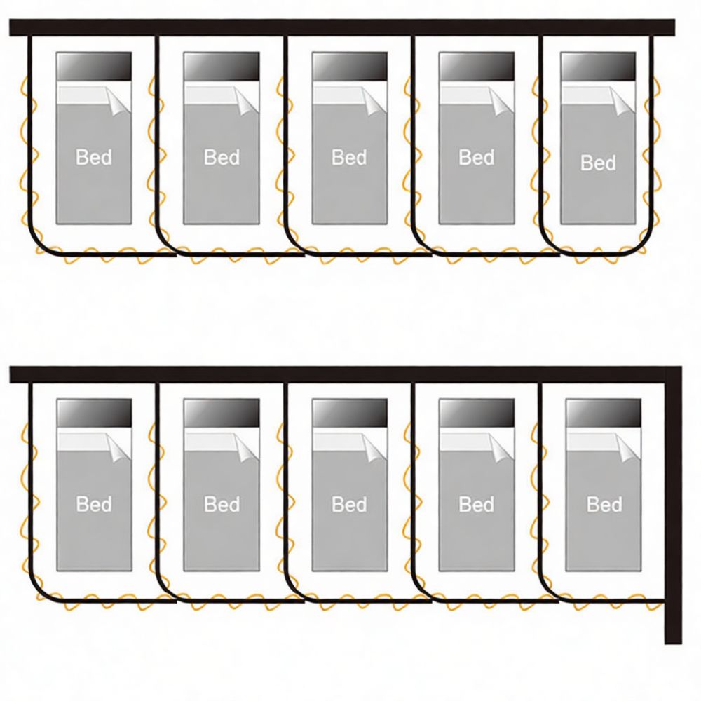 Rel Rel Tirai yang Dapat Ditek - Partition Screen Divider ulasan dan harga