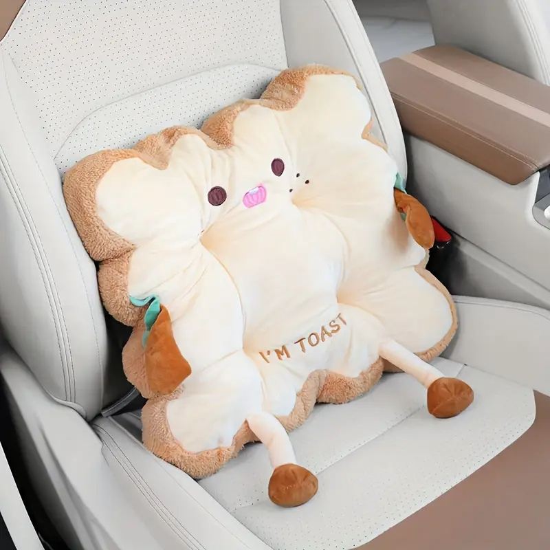 1 Buah Bantal Roti Panggang Lu - Office Chair Cushion ulasan dan harga