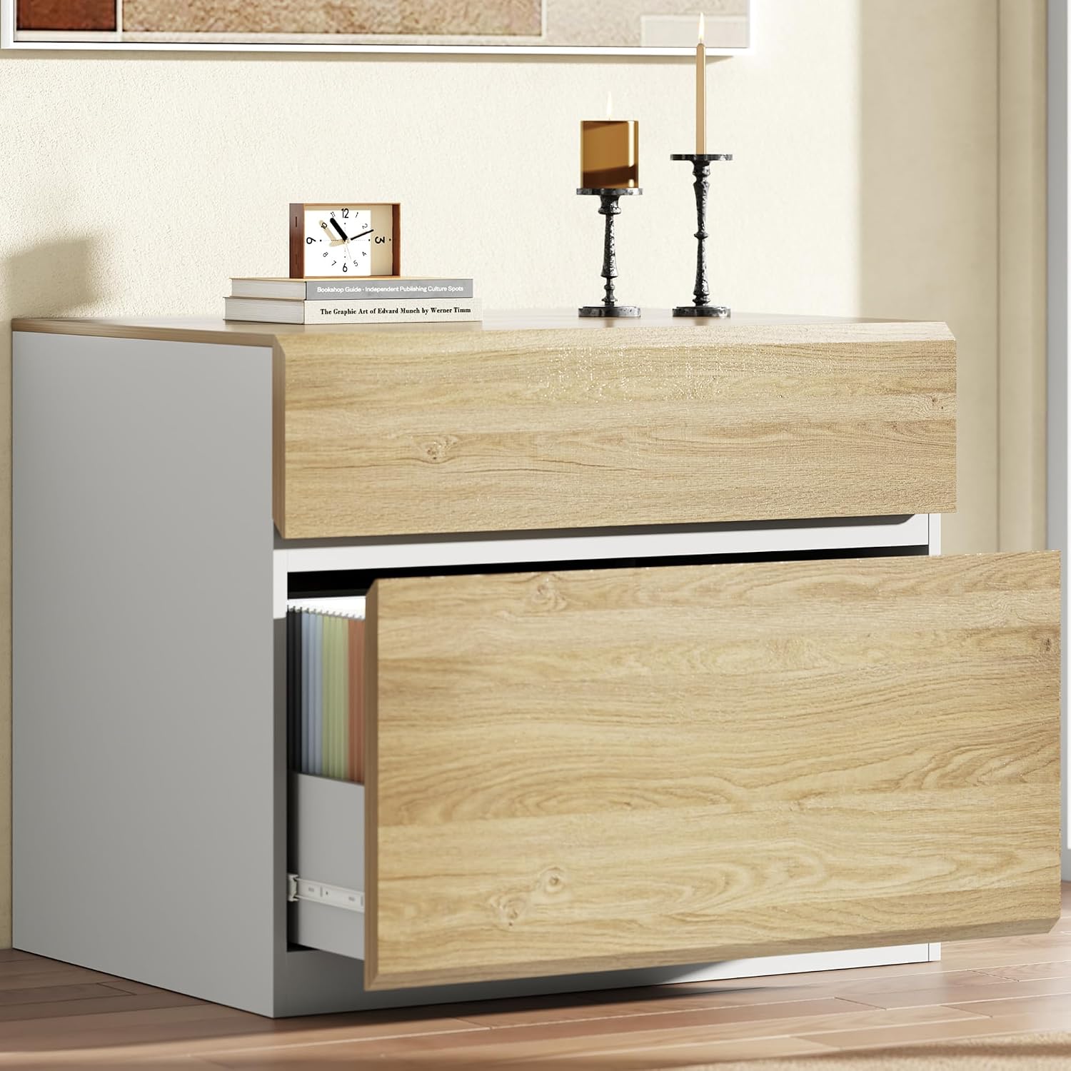 Lemari Arsip Lateral 2 Laci un - Printer Stand ulasan dan harga